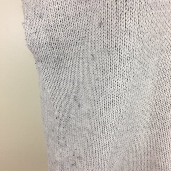 T by ALEXANDER WANG Gray Alpaca Wool Mohair Blend Loose Fit V Neck Sweater Top - Picture 7 of 10